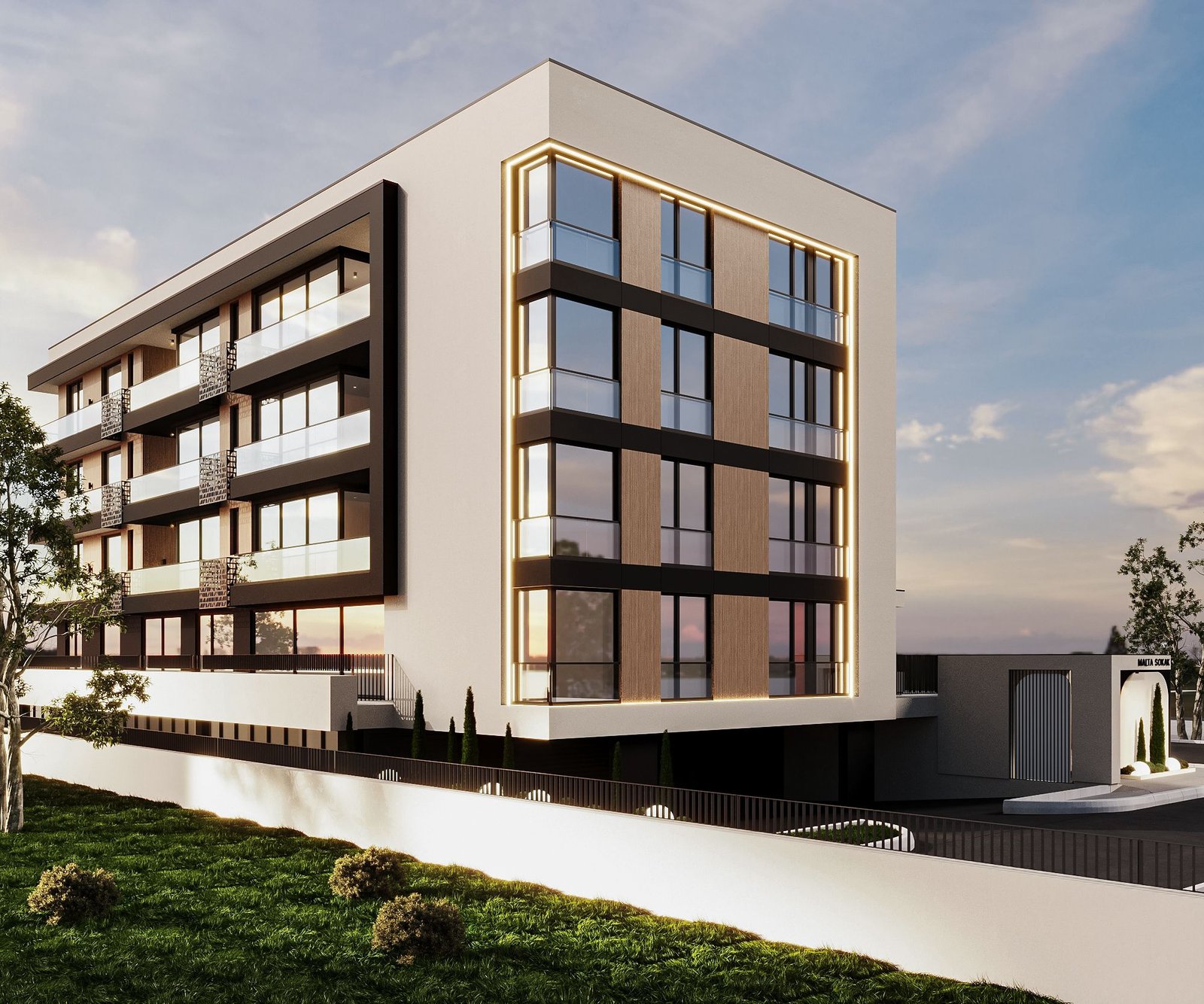 Malta Sokak eksterijer - moderni stanovi sa pogledom na Sarajevo